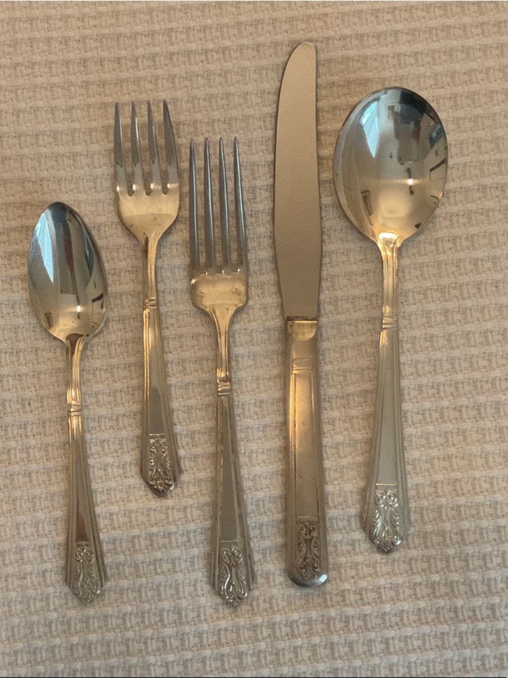 Royal Saxony silver plate flatware